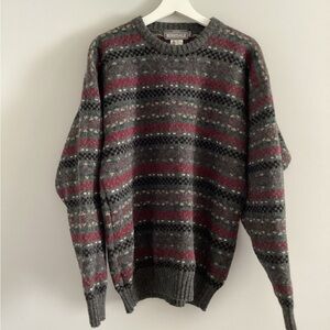 Rare Vintage Eaton Birkdale Wool Sweater, Size M